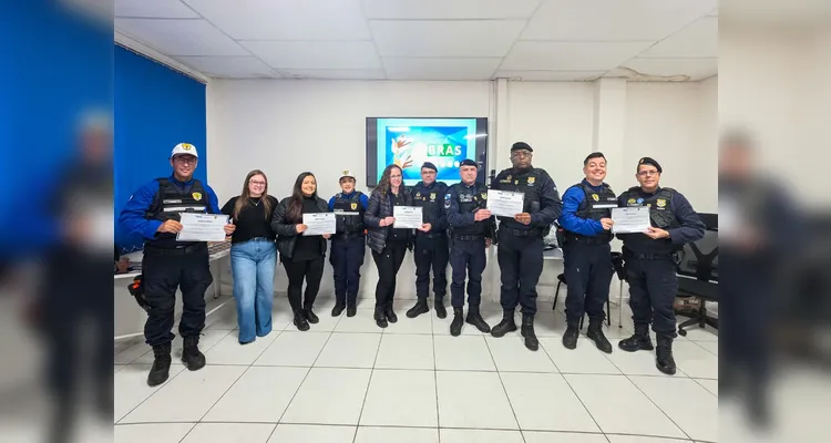 Ao todo, 23 alunos da Guarda Civil Municipal, Superintendência de Trânsito e da Fundação Municipal de Saúde concluíram a capacitação.