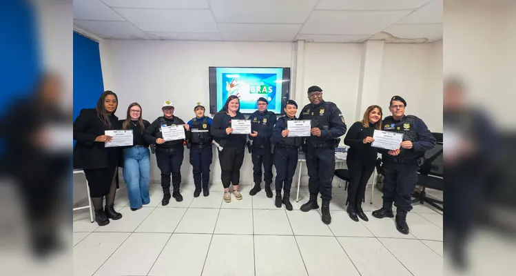 Ao todo, 23 alunos da Guarda Civil Municipal, Superintendência de Trânsito e da Fundação Municipal de Saúde concluíram a capacitação.