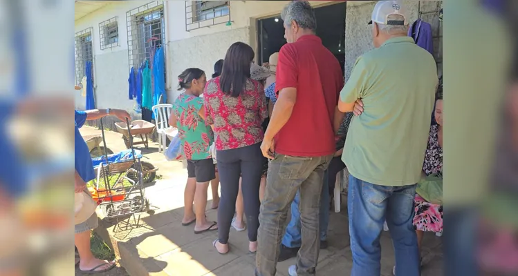 Única 'Cozinha Solidária' de PG recebe 3 toneladas de alimentos via programa federal