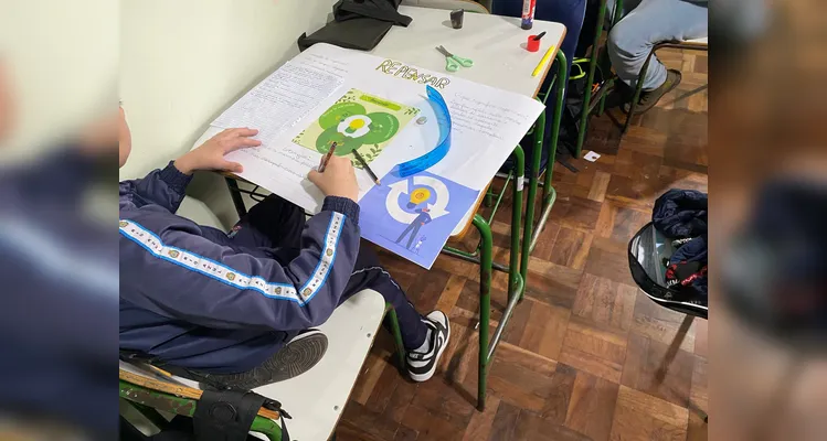 Confira a série de registros do trabalho dentro e fora da sala de aula.