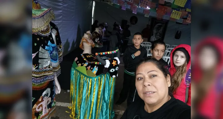 Confira a série de registros no local.