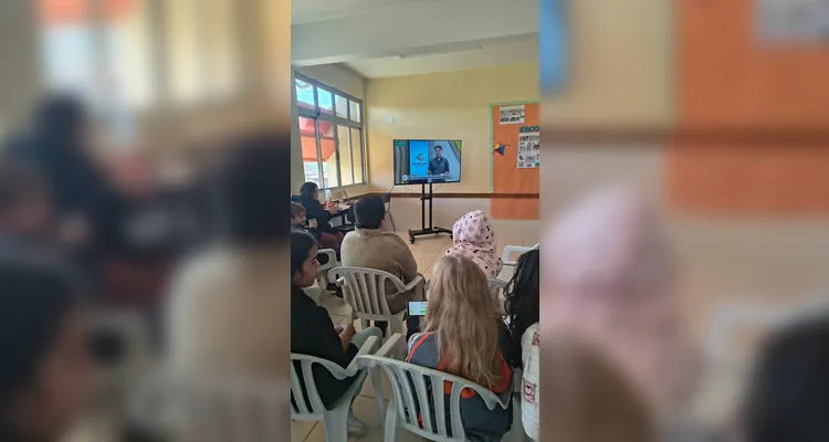 As ações da turma tiveram início com a videoaula do Vamos Ler e Unimed PG.