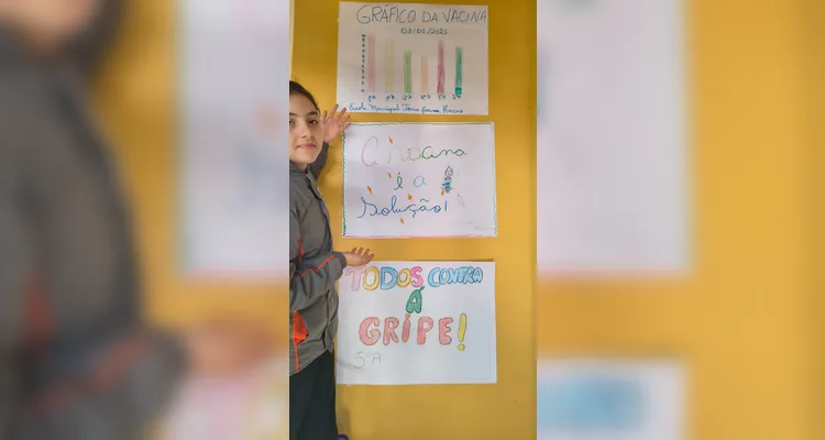 Os alunos realizaram diversas atividades, como a confecção de cartazes, pesquisas relacionadas ao tema, entrevistas e apresentações.