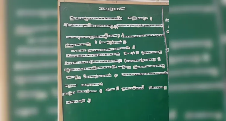 Confira a série de registros do amplo trabalho em sala de aula.