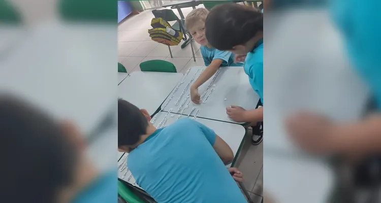 Confira a série de registros do amplo trabalho em sala de aula.