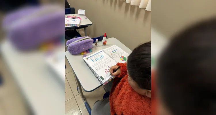Confira os registros do trabalho em sala de aula.