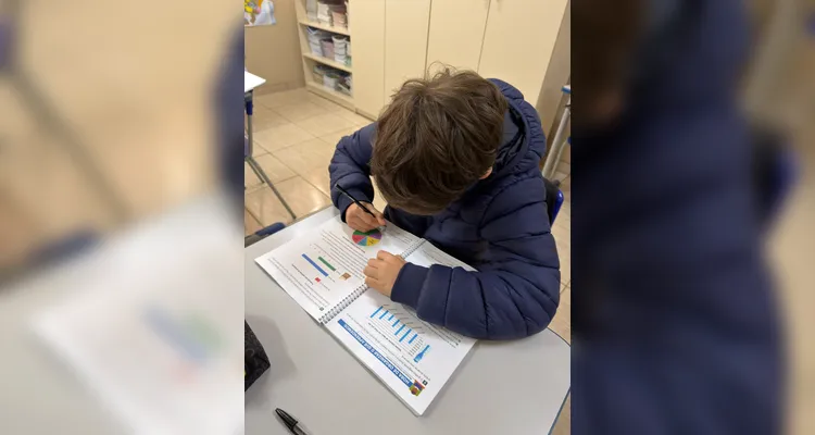 Confira os registros do trabalho em sala de aula.