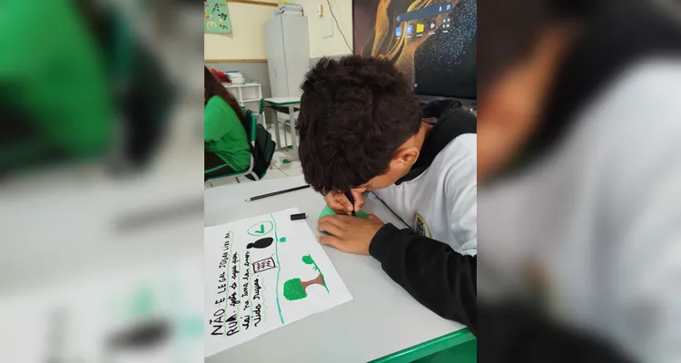 Confira a série de registros do amplo trabalho realizado pelos educandos em várias etapas.