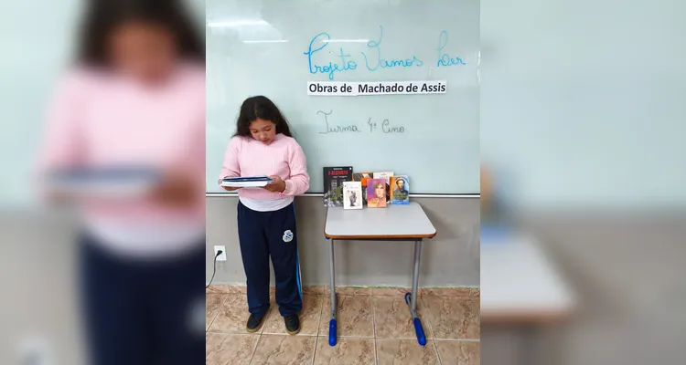 Confira os registros do trabalho em sala de aula.