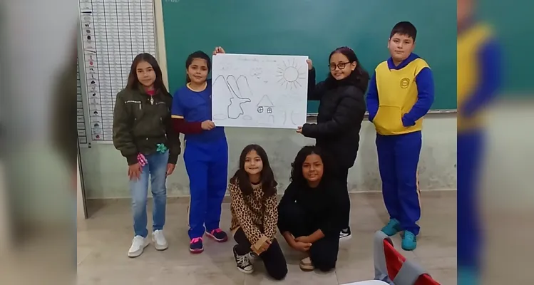 Confira a série de registros do amplo trabalho em sala de aula.