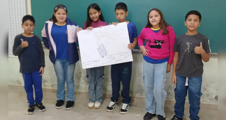 Confira a série de registros do amplo trabalho em sala de aula.