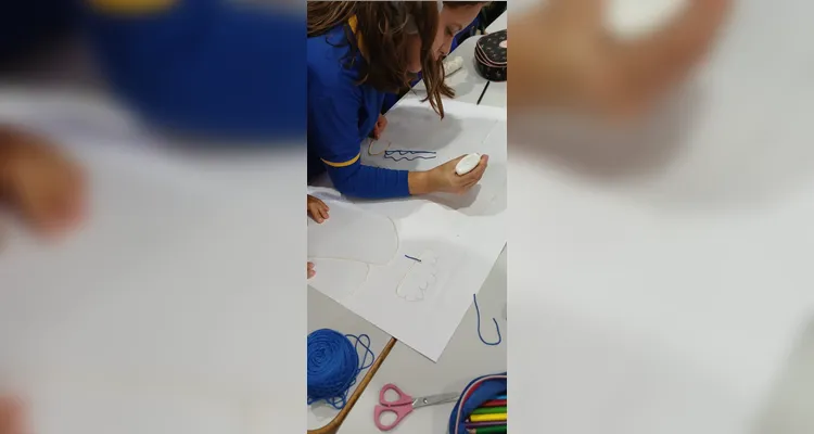 Confira a série de registros do amplo trabalho em sala de aula.