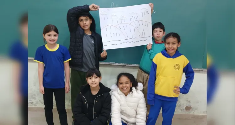 Confira a série de registros do amplo trabalho em sala de aula.