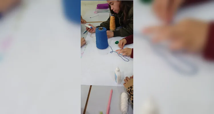Confira a série de registros do amplo trabalho em sala de aula.