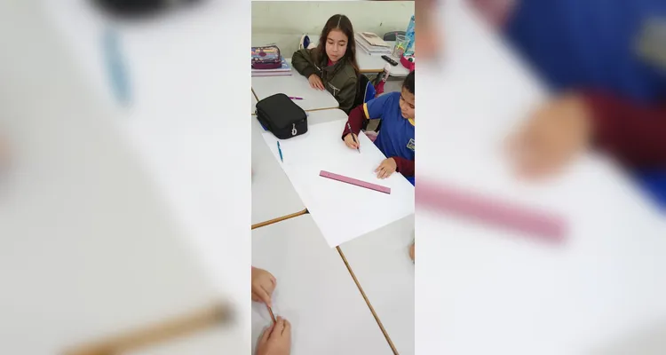 Confira a série de registros do amplo trabalho em sala de aula.