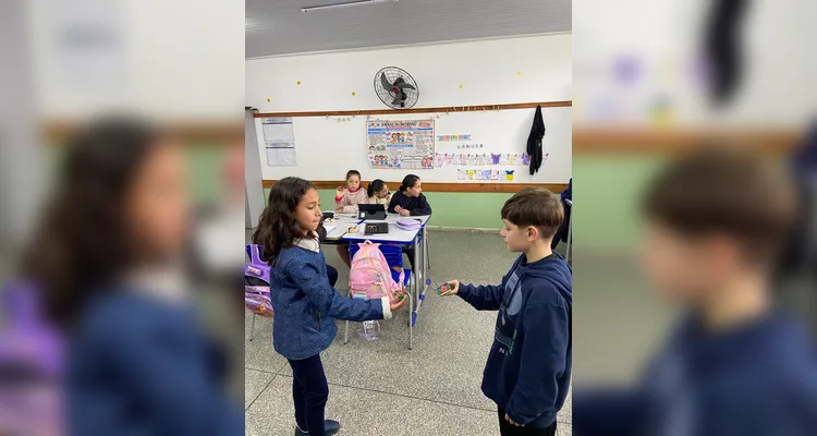 Confira a série de registros do amplo trabalho em sala de aula.