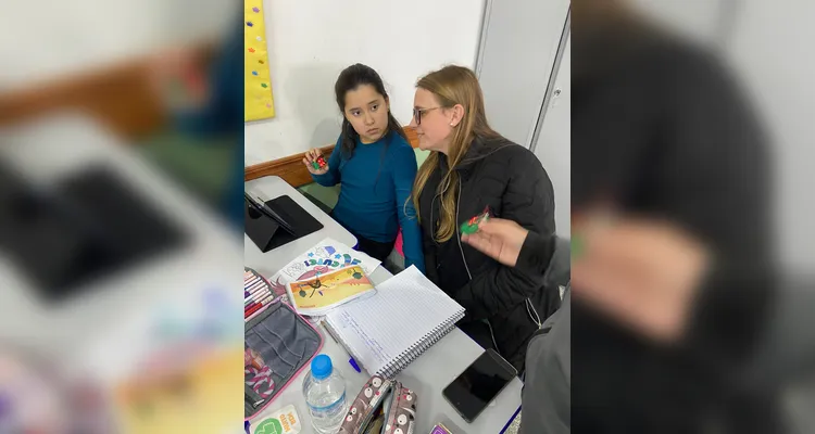 Confira a série de registros do amplo trabalho em sala de aula.