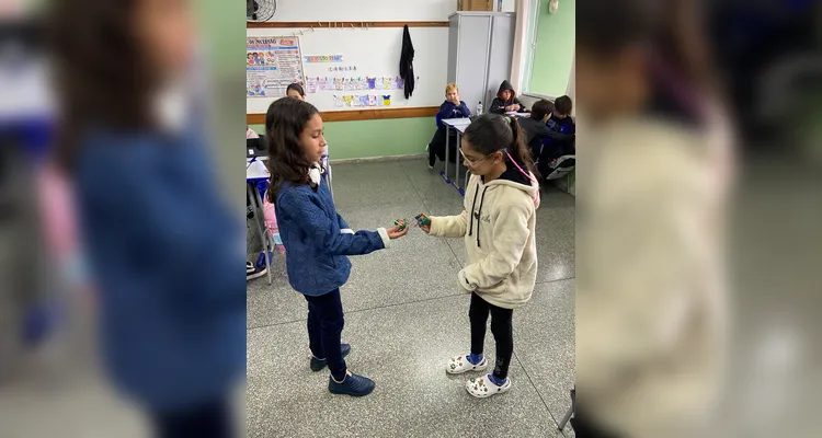 Confira a série de registros do amplo trabalho em sala de aula.