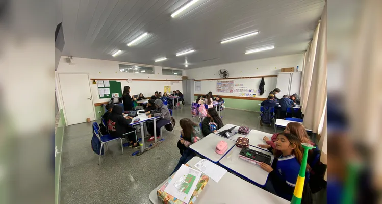 Confira a série de registros do amplo trabalho em sala de aula.