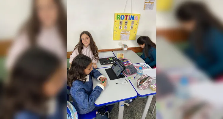 Confira a série de registros do amplo trabalho em sala de aula.