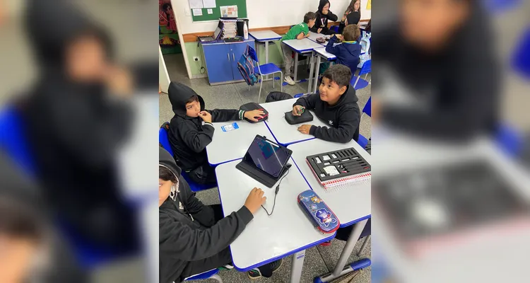 Confira a série de registros do amplo trabalho em sala de aula.