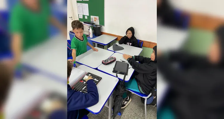 Confira a série de registros do amplo trabalho em sala de aula.
