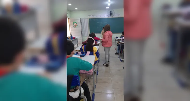 Confira a série de registros do amplo trabalho em sala de aula.