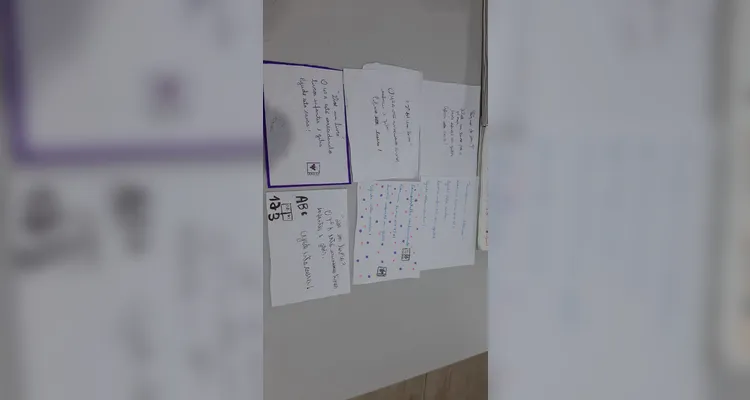 Confira a série de registros do amplo trabalho em sala de aula.