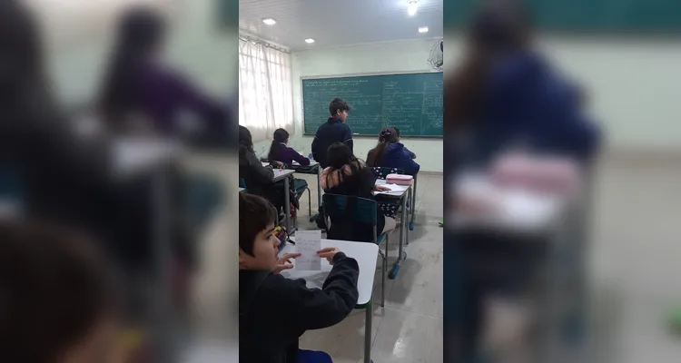 Confira a série de registros do amplo trabalho em sala de aula.