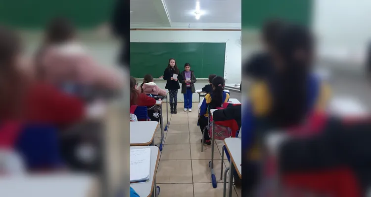 Confira a série de registros do amplo trabalho em sala de aula.