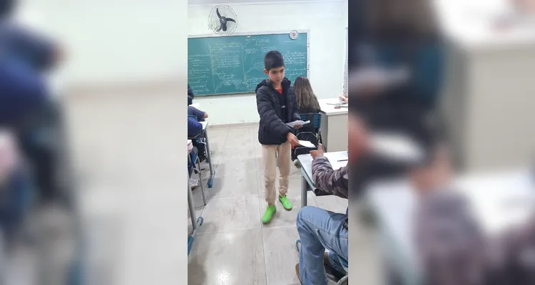 Confira a série de registros do amplo trabalho em sala de aula.