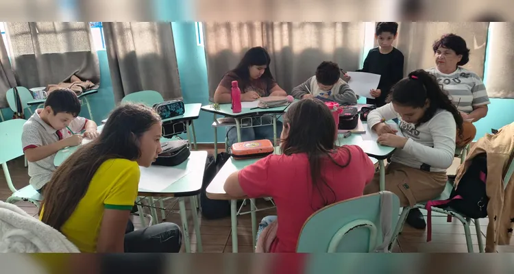 Confira os registros do amplo trabalho em sala de aula.