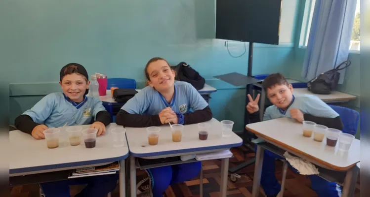 Confira os registros do trabalho em sala de aula.