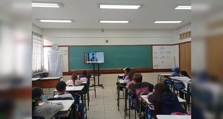 Confira os registros do trabalho em sala de aula,