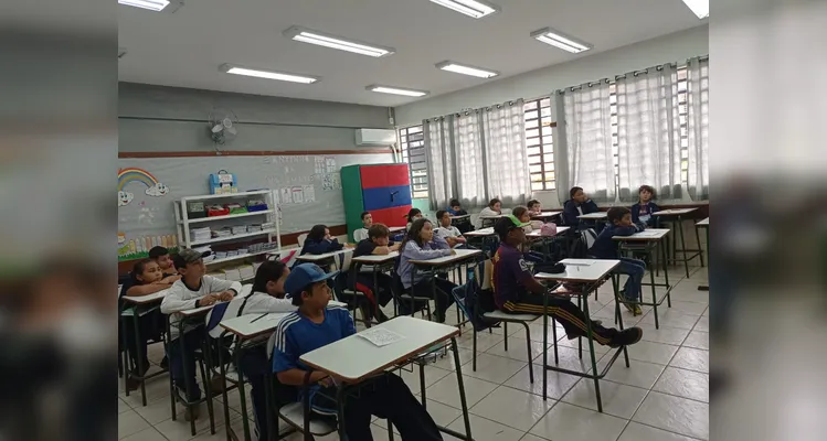 Confira os registros do trabalho em sala de aula,