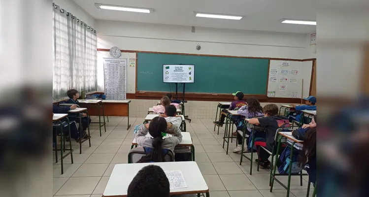 Confira os registros do trabalho em sala de aula,
