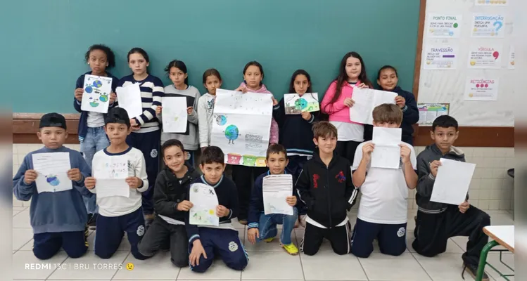 Confira os registros do trabalho em sala de aula,