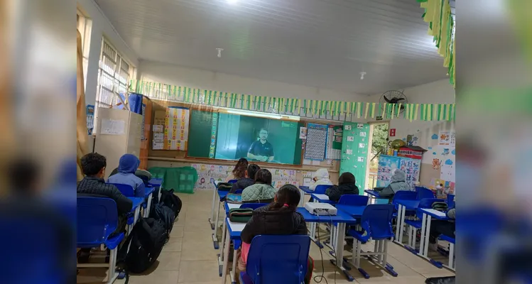 Confira a série de registros da ampla proposta realizada em sala de aula.