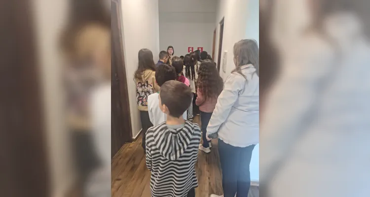 Confira a série de registros do trabalho com os alunos em vários momentos.