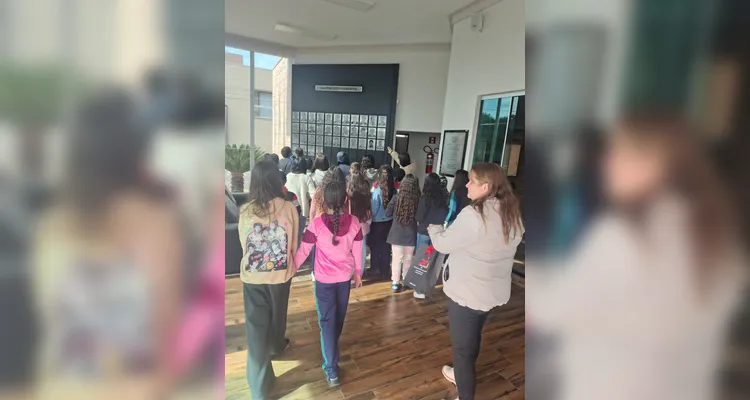 Confira a série de registros do trabalho com os alunos em vários momentos.