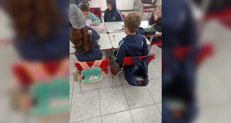 Confira os registros dos trabalhos dos alunos.