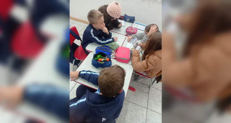 Confira os registros dos trabalhos dos alunos.