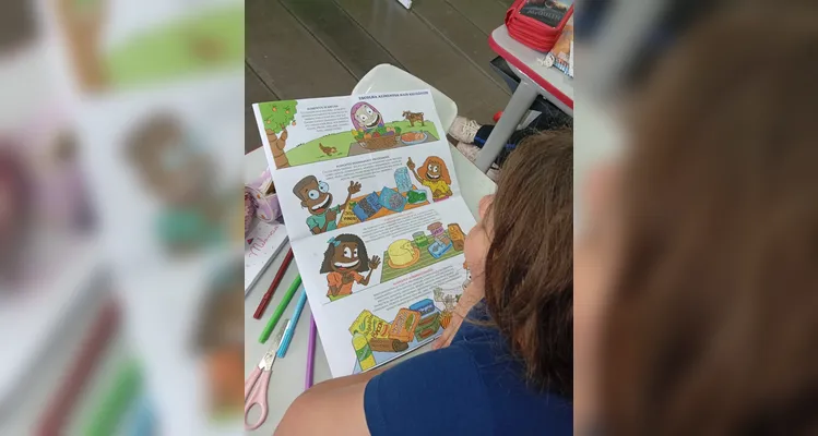 Confira os registros do trabalho em sala de aula.