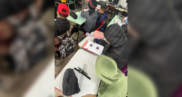 Confira a série de registros do amplo trabalho em sala de aula.