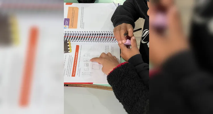 Confira a série de registros do amplo trabalho em sala de aula.