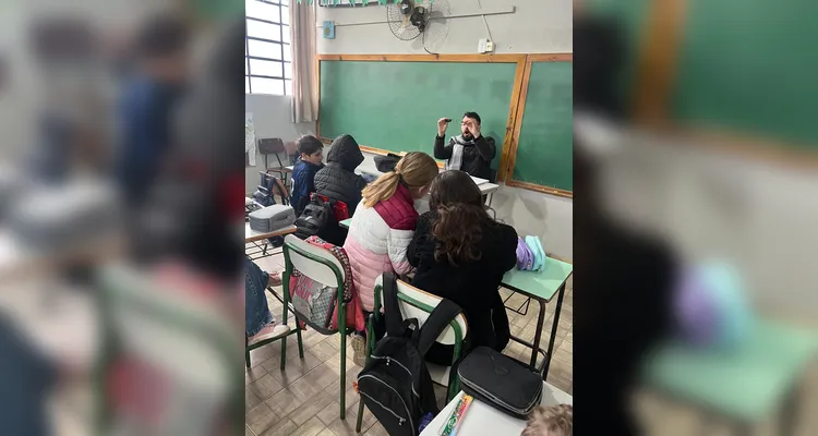 Confira a série de registros do amplo trabalho em sala de aula.