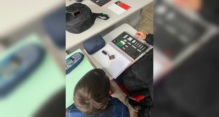 Confira a série de registros do amplo trabalho em sala de aula.
