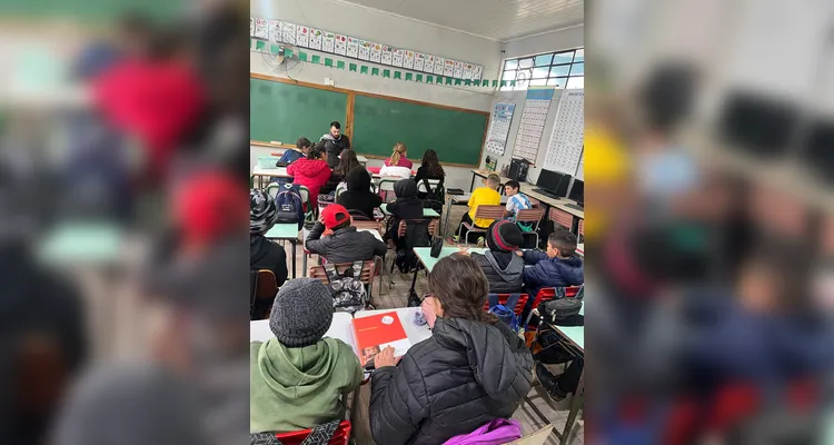 Confira a série de registros do amplo trabalho em sala de aula.