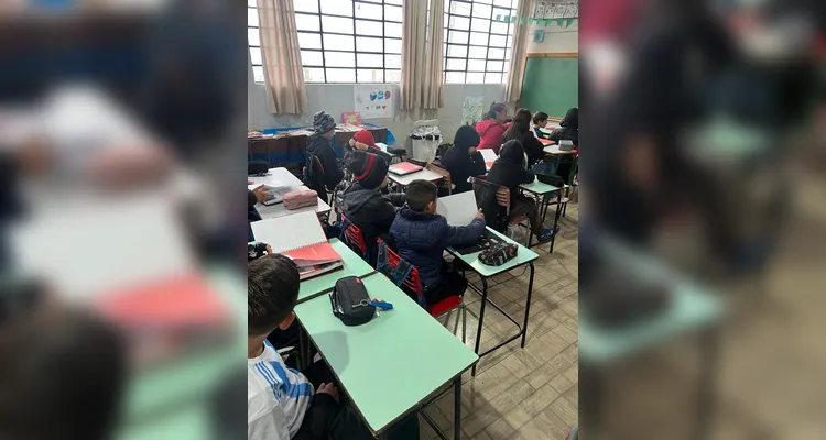Confira a série de registros do amplo trabalho em sala de aula.