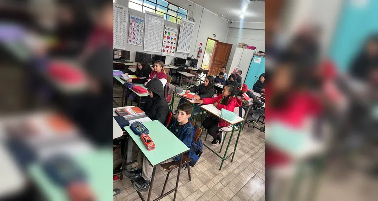 Confira a série de registros do amplo trabalho em sala de aula.